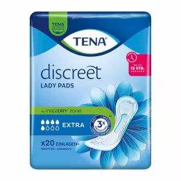 TENA LADY Discreet-tyynyt extra, 20 kpl