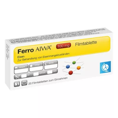Ferro AIWA 100 mg kalvopäällysteiset tabletit, 20 kpl