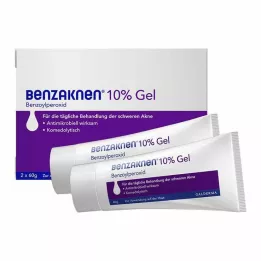 BENZAKNEN 10-prosenttinen geeli, 2X60 g