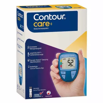 Contour Care Set verensokerin mittausjärjestelmä mmol / l, 1 p Contour Care Set verensokerin mittausjärjestelmä mmol / l, 1 p