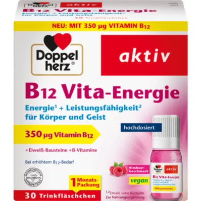 DOPPELHERZ B12 Vita-Energie juoma-ampullit, 30 kpl