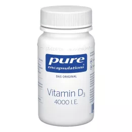PURE ENCAPSULATIONS D3-vitamiini 4000 I.U. Kapselit, 60 kapselia