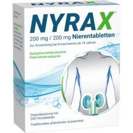 NYRAX 200 mg/200 mg munuaistabletit, 200 kpl