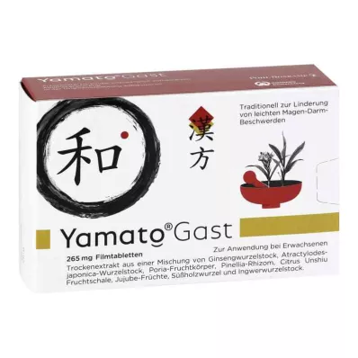 YAMATOGAST 265 mg kalvopäällysteiset tabletit, 63 kpl