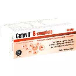 CEFAVIT B-complete kalvopäällysteiset tabletit, 240 kpl