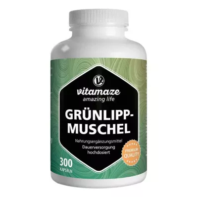 Viherhuulisimpukka 500 mg suuriannoksiset kapselit, 300 kpl Viherhuulisimpukka 500 mg suuriannoksiset kapselit, 300 kpl