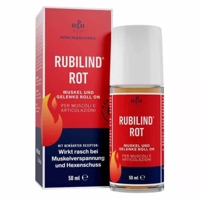 Rubilind punainen lihasten ja nivelten roll-on, 50 ml