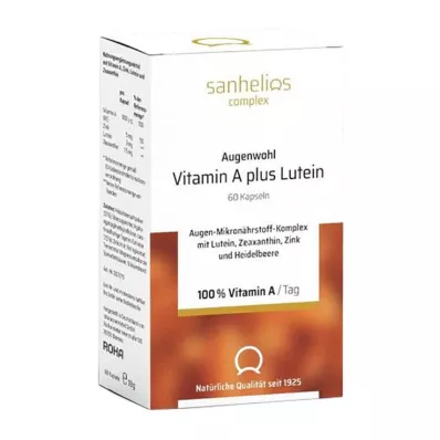 SANHELIOS Augenwohl A-vitamiini- ja luteiinikapselit, 60 kapselia, 60 kapselia