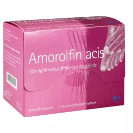 AMOROLFIN acis 50 mg/ml vaikuttavaa ainetta sisältävä kynsilakka, 3 ml