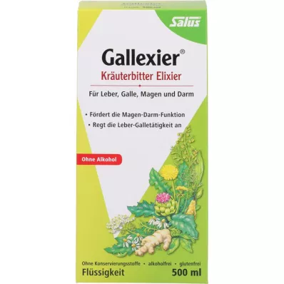 GALLEXIER Yrttikastike Elixir Salus Flü.z.E., 500 ml