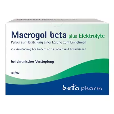 Makrogoli beeta plus elektrolyyttijauhe, 30 kpl