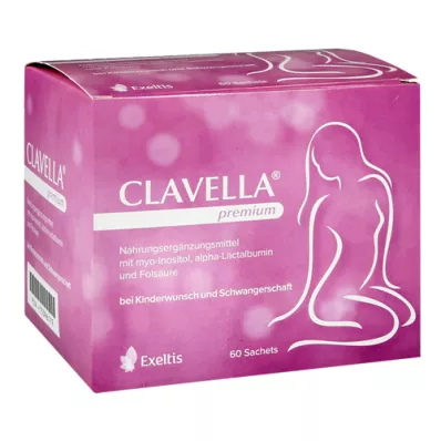 CLAVELLA premium-pussi, 60X2,1 grammaa