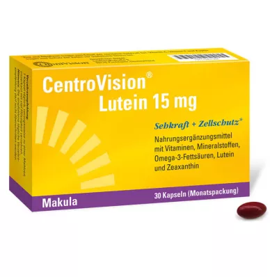 Centrovision Lutein 15 mg kapselit, 30 kpl Centrovision Lutein 15 mg kapselit, 30 kpl