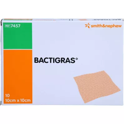 BACTIGRAS antiseptinen parafiiniharso 10x10 cm, 10 kpl
