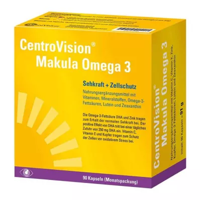 Centrovision Makula Omega-3 kapselit, 90 kpl