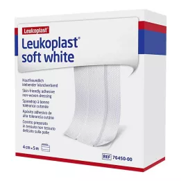 LEUKOPLAST pehmeä valkoinen kipsi 4 cmx5 m rulla, 1 kpl