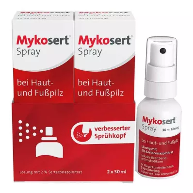 Mykosert® suihke iholle ja urheilijalle, 2x30 ml