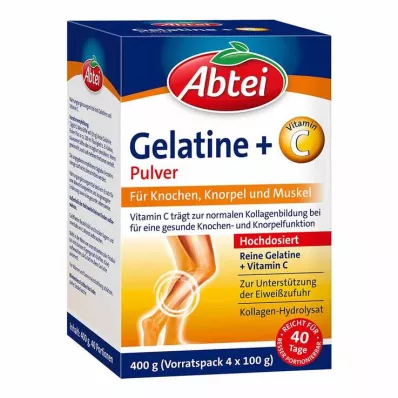 ABTEI Gelatiini plus C-vitamiinijauhe, 400 g ABTEI Gelatiini plus C-vitamiinijauhe, 400 g
