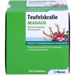 TEUFELSKRALLE MADAUS Kalvopäällysteiset tabletit, 100 kpl