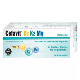 CEFAVIT D3 K2 Mg 7000 I.U. kovat kapselit, 60 kpl