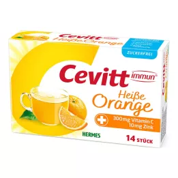 CEVITT immune hot appelsiini sokerittomat rakeet, 14 kpl