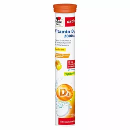 DOPPELHERZ D3-vitamiini 2000 I.U. poretabletit, 15 kpl