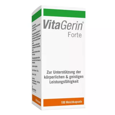 VITA GERIN Forte pehmeät kapselit, 100 kpl VITA GERIN Forte pehmeät kapselit, 100 kpl