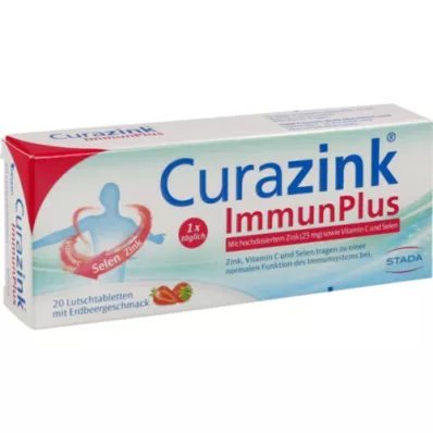 CURAZINK ImmunPlus-pastillit, 20 kpl