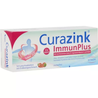 CURAZINK ImmunPlus-pastillit, 50 kpl