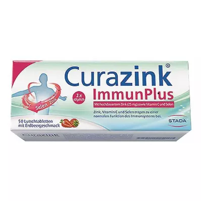 Curazink Immunplus imeskelytabletit, 50 kpl Curazink Immunplus imeskelytabletit, 50 kpl