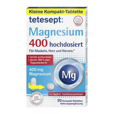 TETESEPT Magnesium 400 suurannostabletit, 30 kpl