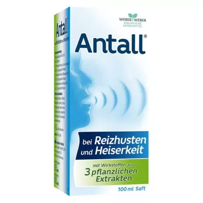 ANTALL ärtyneeseen yskään ja käheyteen Mehu, 100 ml ANTALL ärtyneeseen yskään ja käheyteen Mehu, 100 ml