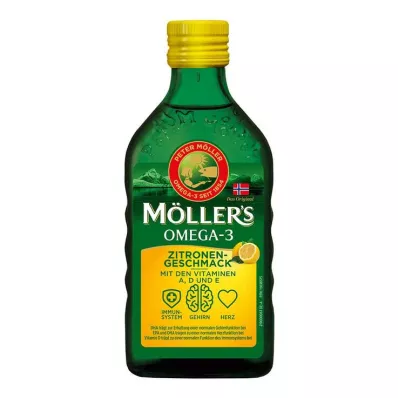 Möller`s Omega-3 sitruunan makuinen öljy, 250 ml