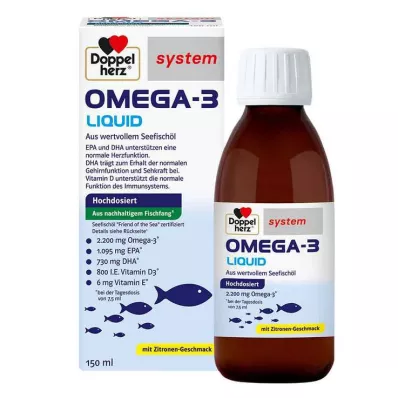 Doppelherz Omega-3 Liquid järjestelmä, 150 ml Doppelherz Omega-3 Liquid järjestelmä, 150 ml