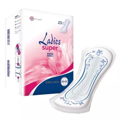 Param Ladies Exclusive Inkontinenssi Insert Super, 20 kpl Param Ladies Exclusive Inkontinenssi Insert Super, 20 kpl