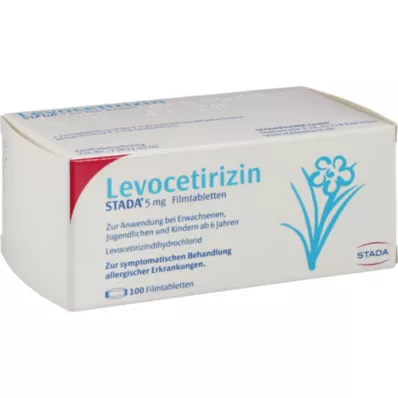 LEVOCETIRIZIN STADA 5 mg kalvopäällysteiset tabletit, 100 kpl
