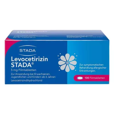 Levosetiritsiini STADA 5 mg kalvopäällysteiset tabletit, 100 kpl Levosetiritsiini STADA 5 mg kalvopäällysteiset tabletit, 100 kpl