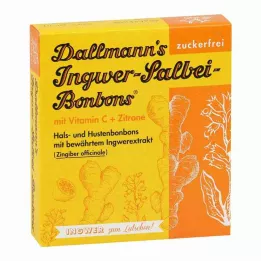 DALLMANNS inkivääri-salvia-karamellit, 37 g