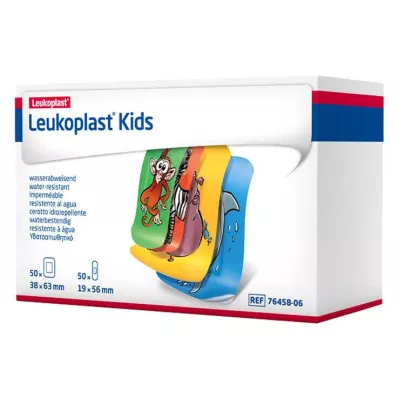 LEUKOPLAST lasten nauhat 38x63mm/19x56mm kukin 50 kpl, 100 kpl