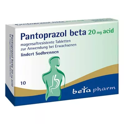 Pantopratsoli beeta 20 mg hapan enterotabletit, 10 kpl