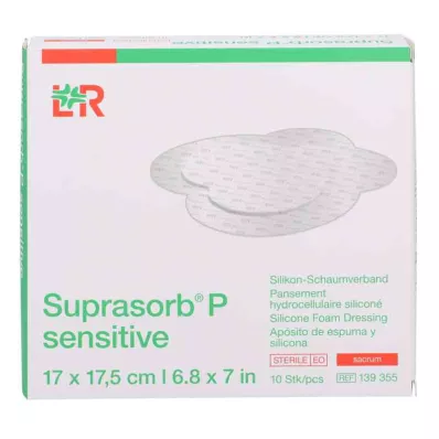 Suprasorb P herkkä PU-vaahtovoide bor.17x17.5, 10 kpl