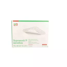 Suprasorb P herkkä PU-vaahto booriton 15x20cm, 10 kpl