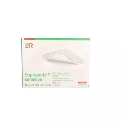 Suprasorb P herkkä PU-vaahto booriton 15x20cm, 10 kpl