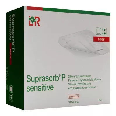 Suprasorb P sensitive PU-vaahtomuovireunus 15x15cm, 10 kpl