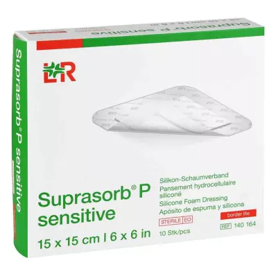 Suprasorb P herkkä PU-Schaumv.bor.lite 15x15cm, 10 kpl