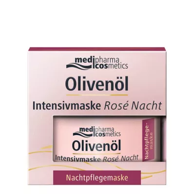 Oliiviöljyn tehonaamio Rose Night Cream, 50 ml