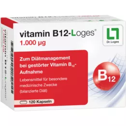 VITAMIN B12-LOGES 1 000 μg kapselit, 120 kpl