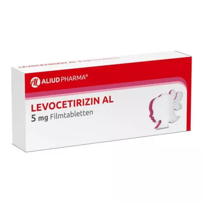 LEVOCETIRIZIN AL 5 mg kalvopäällysteiset tabletit, 50 kpl