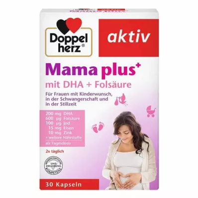 Doppelherz Mama plus DHA + foolihappokapselit, 30 kpl Doppelherz Mama plus DHA + foolihappokapselit, 30 kpl