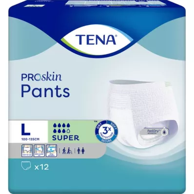 TENA PANTS super L kertakäyttöhousut, 12 kpl